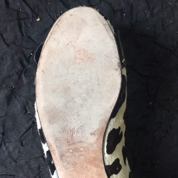 “GIUSEPPE ZANOTTI “ Pony Hair Ladies Flats. - Picture 11 of 16